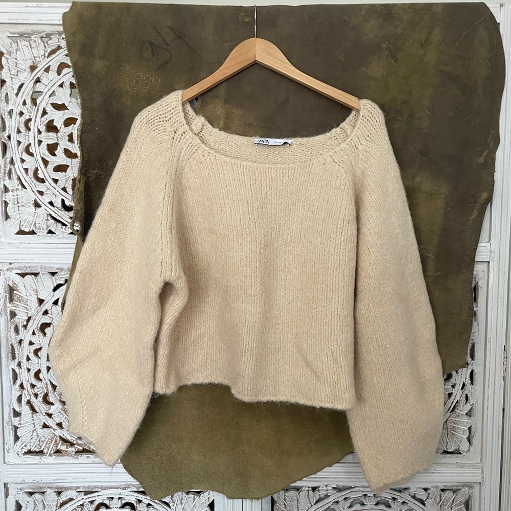 Zara Alpaca Blend Knit Sweater